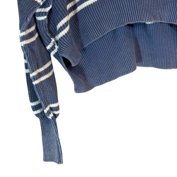 Aerie Striped Cropped Knit Sweater XS - Picture 3 of 6